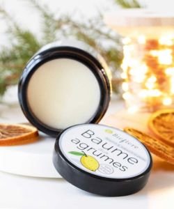 BAUME POUR LE CORPS AUX AGRUMES BIO, 100 g
